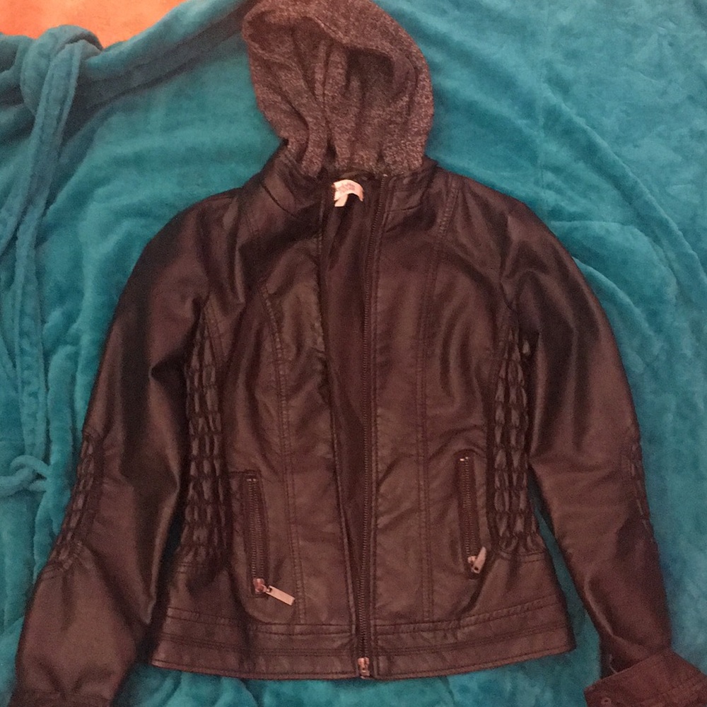 Charlotte Russe XS leather jacket.